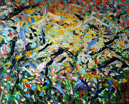 Colline di Luce by Antonino Puliafico, Painting for Sale on Select