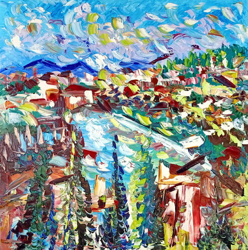 Vista Ruscello by Antonino Puliafico, Painting for Sale on Select