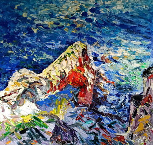 Dente di Roccia by Antonino Puliafico, Painting for Sale on Select