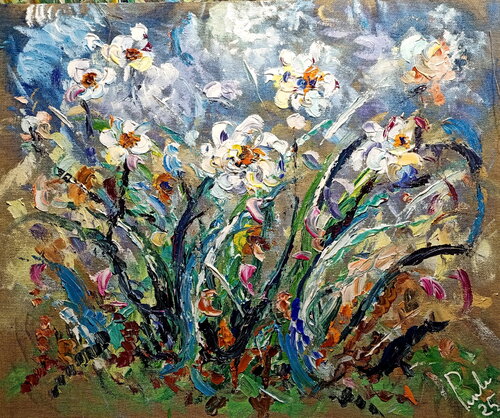 Petali di luce by Antonino Puliafico, Painting for Sale on Select