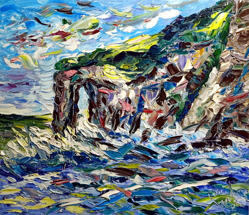 Sferzato dal Vento by Antonino Puliafico, Painting for Sale on Select