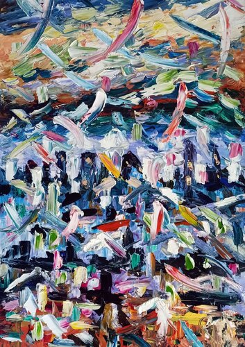 Abbaglio al Crepuscolo by Antonino Puliafico, Painting for Sale on Select