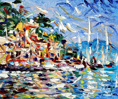 Rifugio incantato by Antonino Puliafico, Painting for Sale on Select