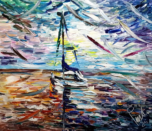 Nebbia nel cuore by Antonino Puliafico, Painting for Sale on Select