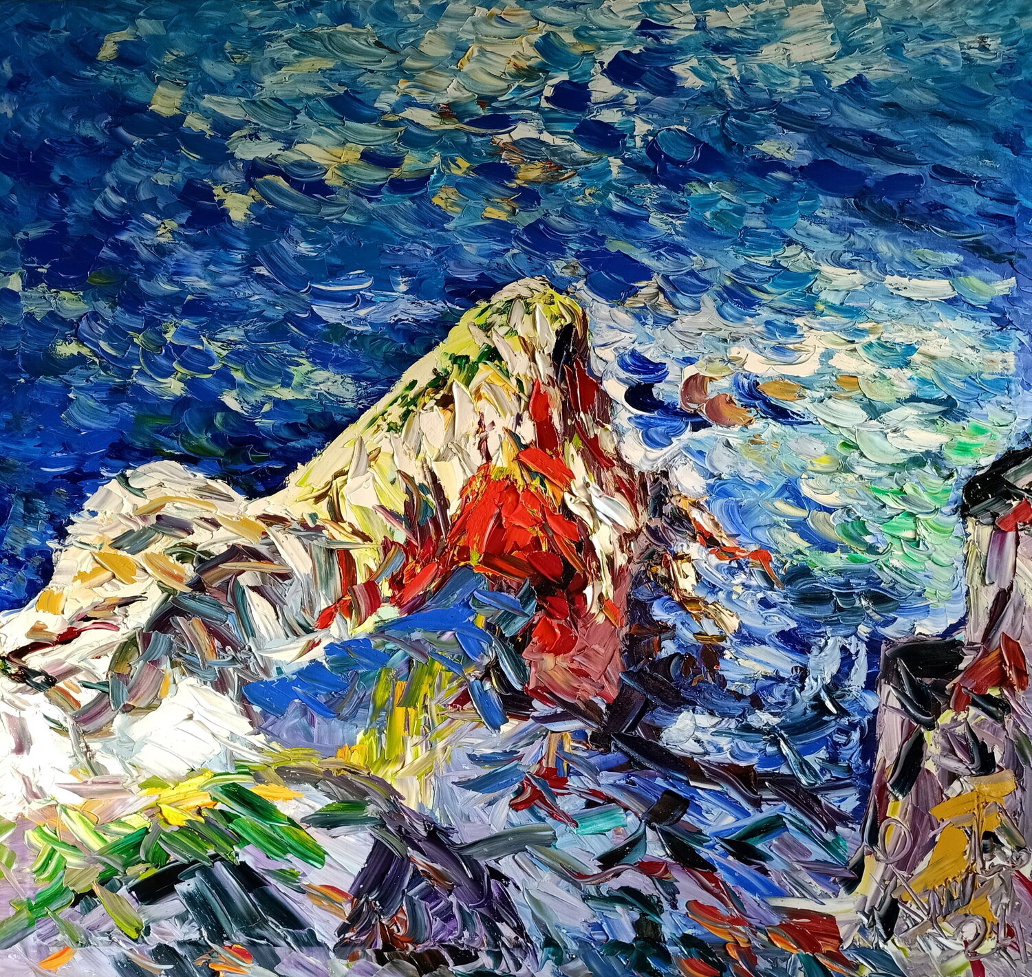 Dente di Roccia Antonino Puliafico Original painting for sale