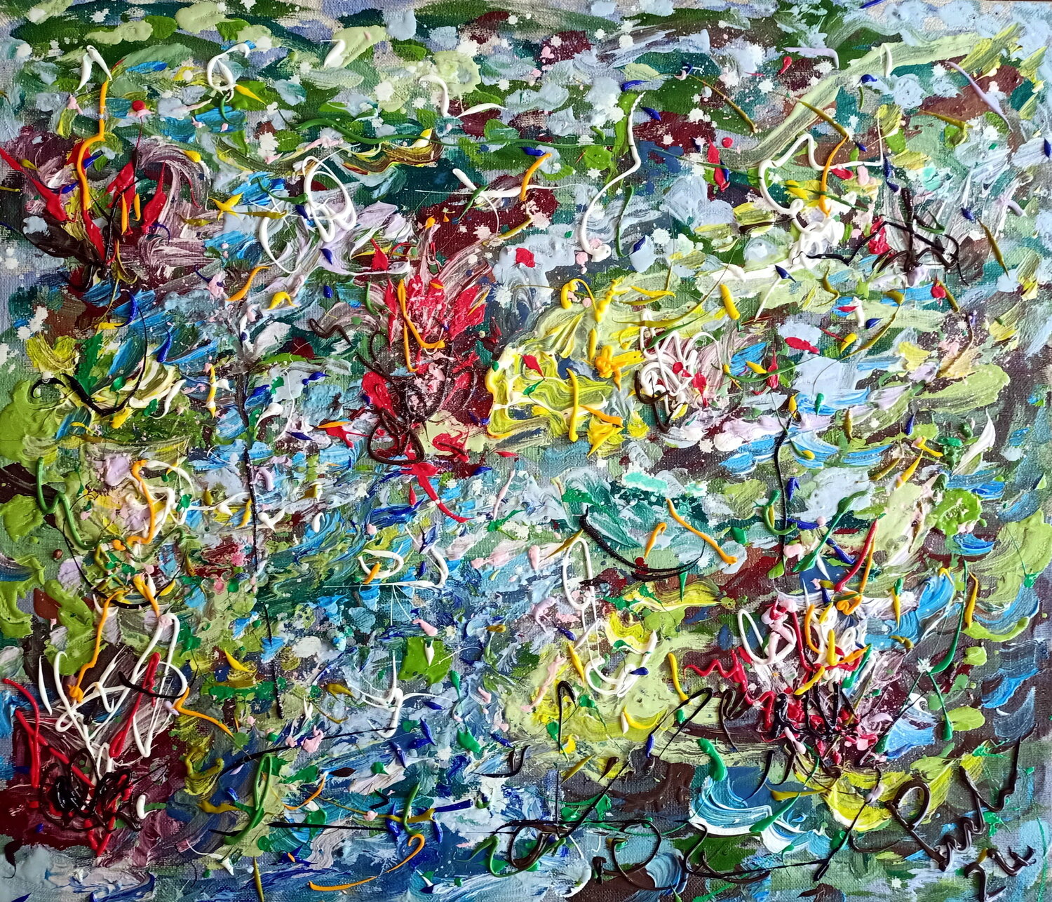 Luci Sospese Antonino Puliafico Original painting for sale