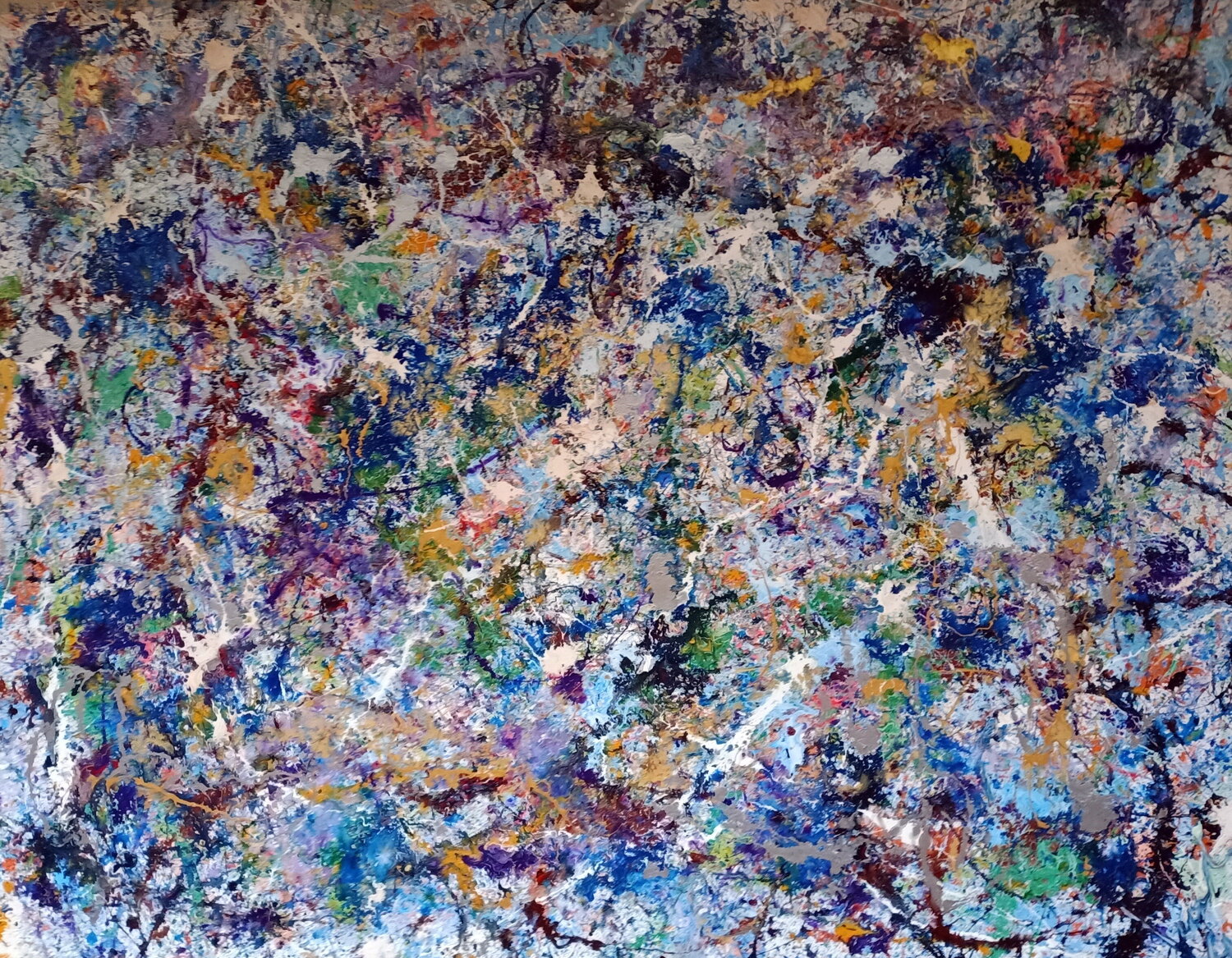 Lo spazio cosmico si stà espandendo Antonino Puliafico Original painting for sale