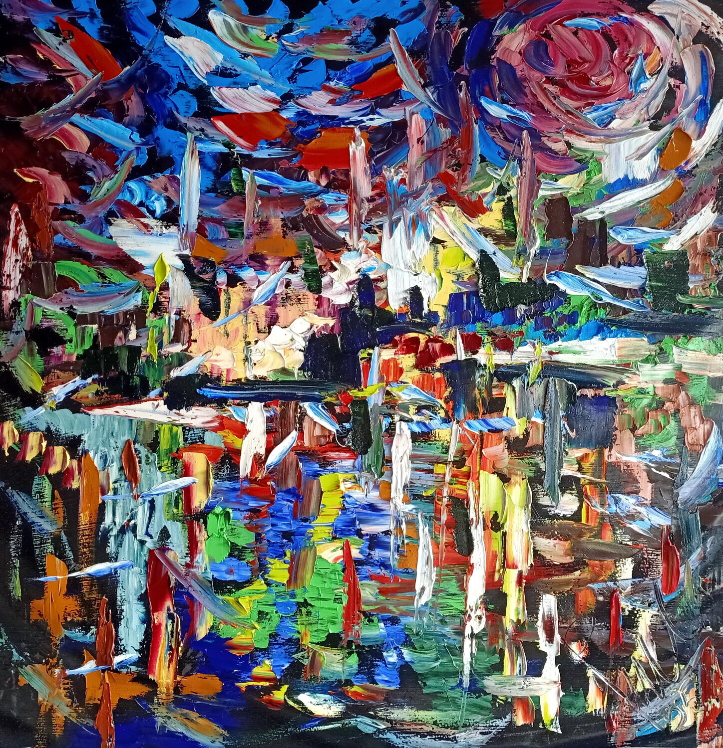 le ultime luci Antonino Puliafico Original painting for sale