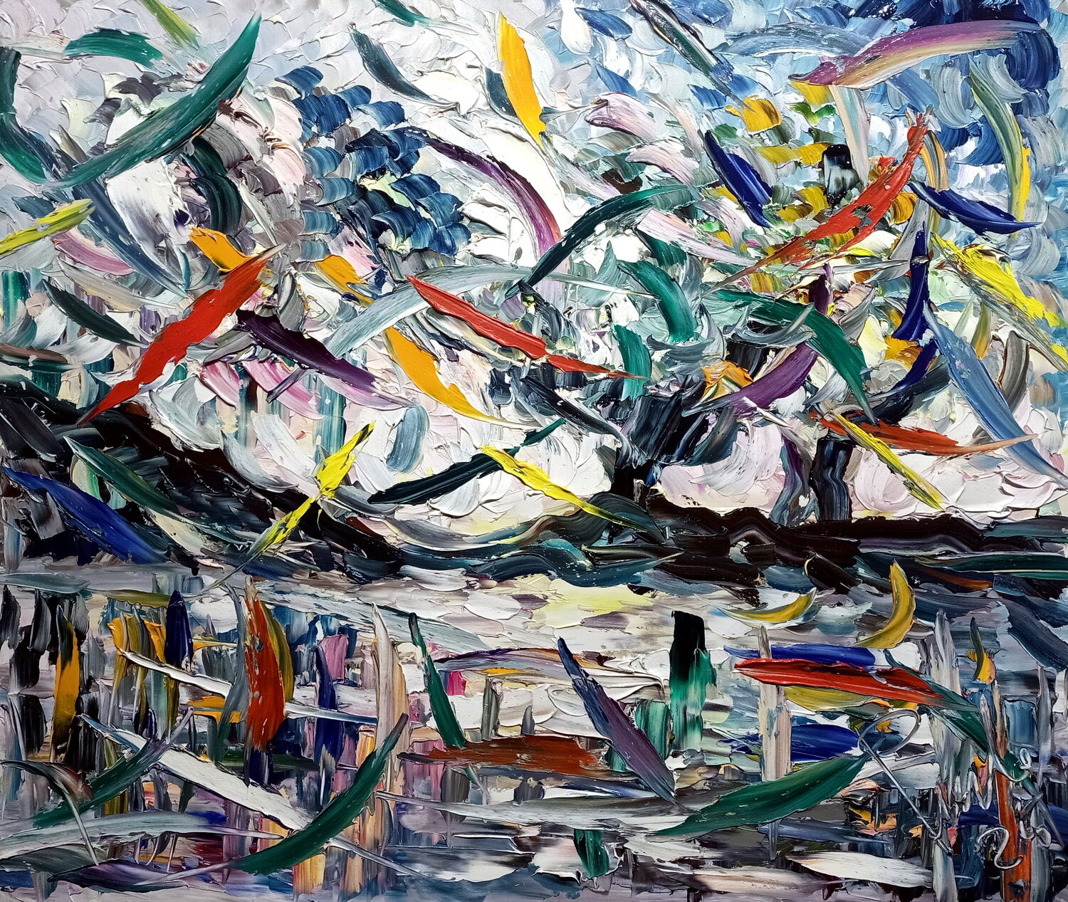 Nebbia nel cuore Antonino Puliafico Original painting for sale