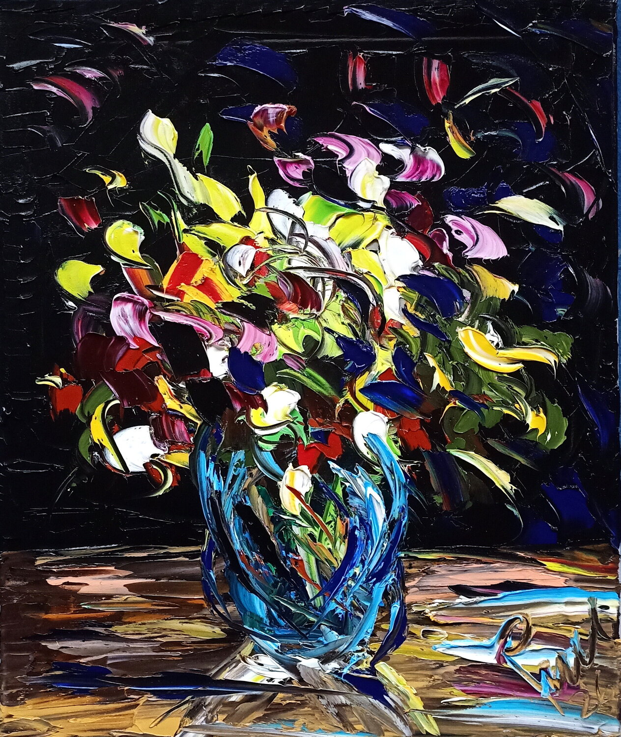 Fiori di Luce Antonino Puliafico Original painting for sale