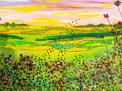 Flying high - fly away ...... by Ans Duin, Painting for Sale on Select