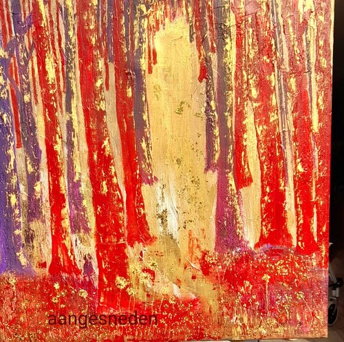 Golden Embrace by Ans Duin, Painting for Sale on Select