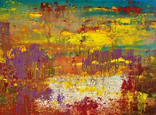 Mystique landscape. by Ans Duin, Painting for Sale on Select