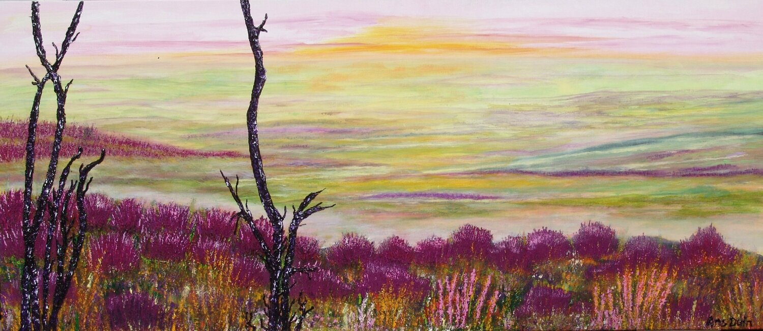 I want to share my world with you ! Ans Duin Original painting for sale