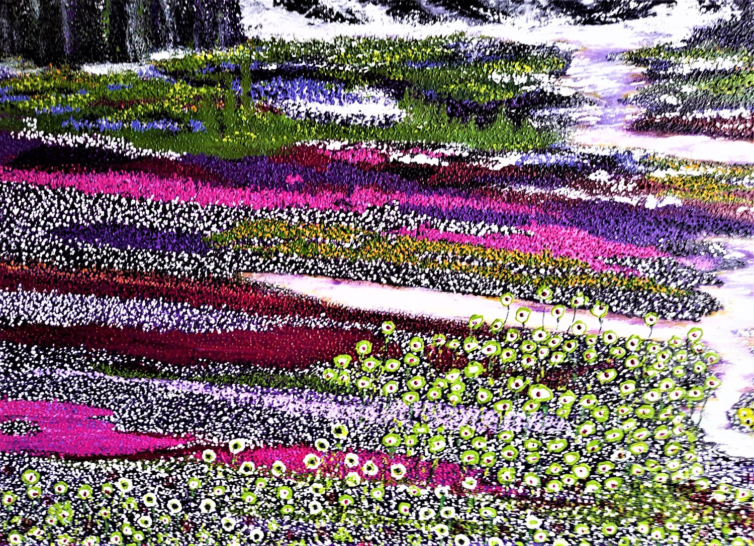 Spring in the mountains Ans Duin Original painting for sale