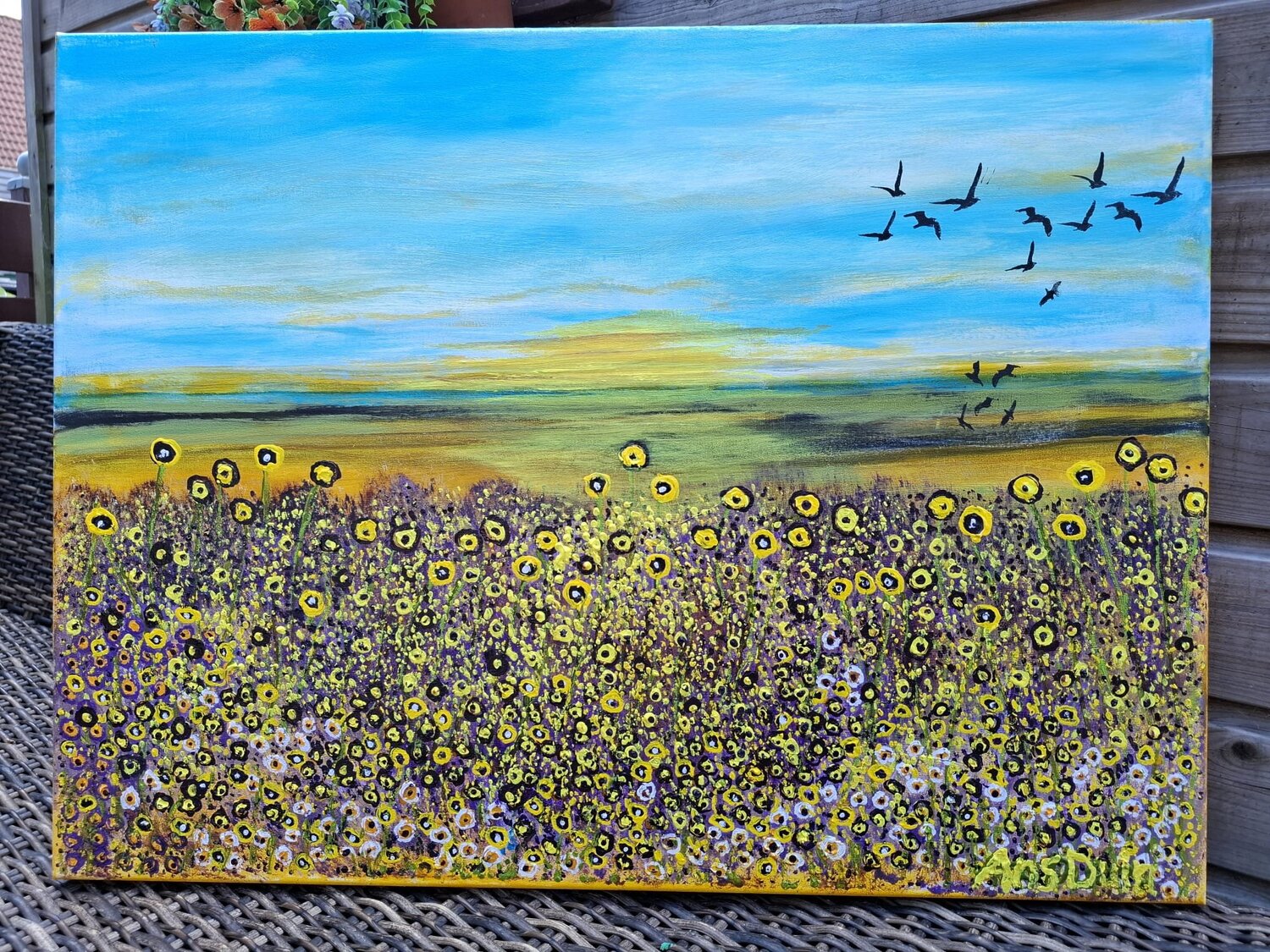 Summer light ... Ans Duin Original painting for sale