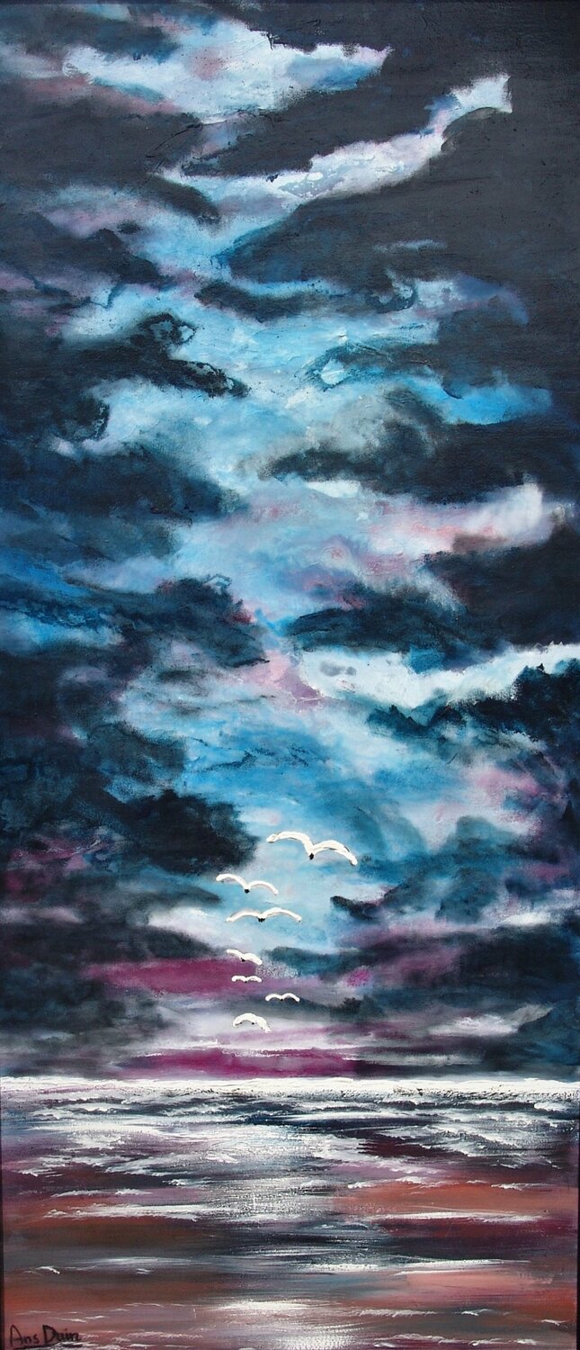 Seascape / Sale! Lowered price! Ans Duin Original painting for sale