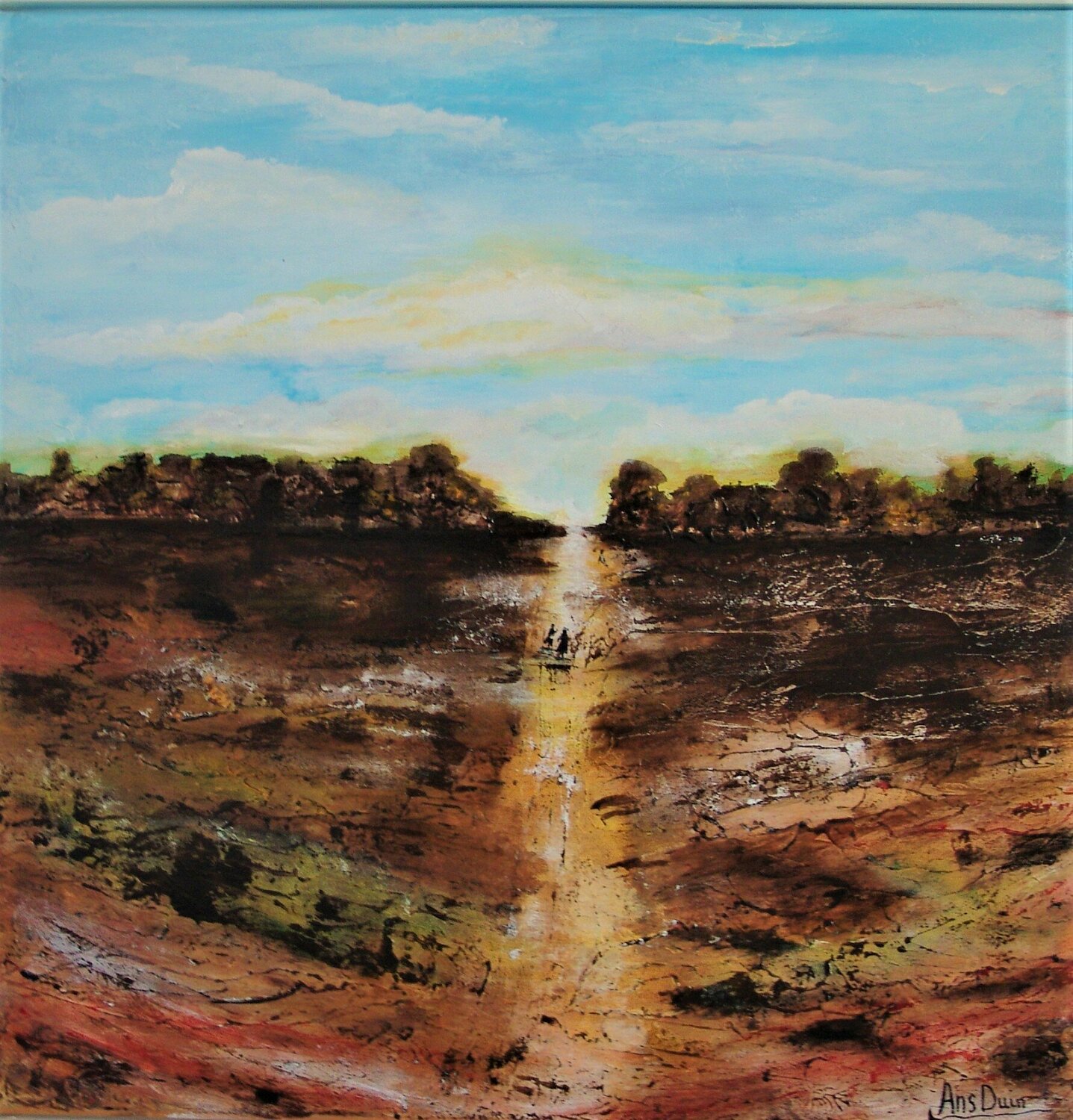 Come away with me ....../ September lowered price ! Ans Duin Original painting for sale