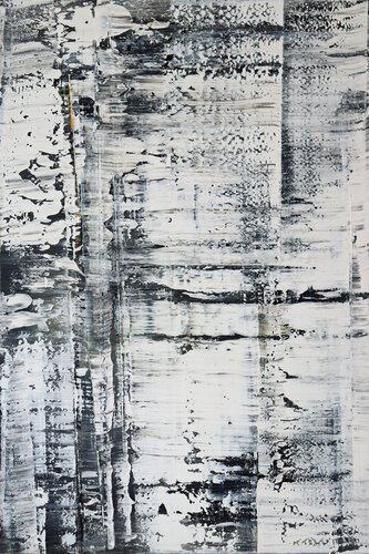 Snowstorm I [Abstract N°2821] by Koen Lybaert, Painting for Sale on Select