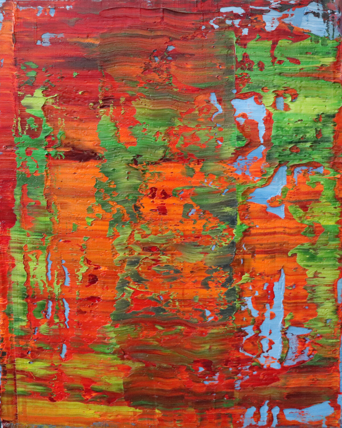 Acadian forest I [Abstract N°2792] Koen Lybaert Original painting for sale