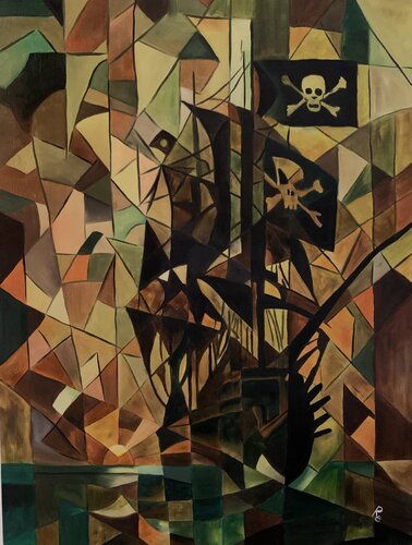 PIRATI! by Roberto Re, Painting for Sale on Select