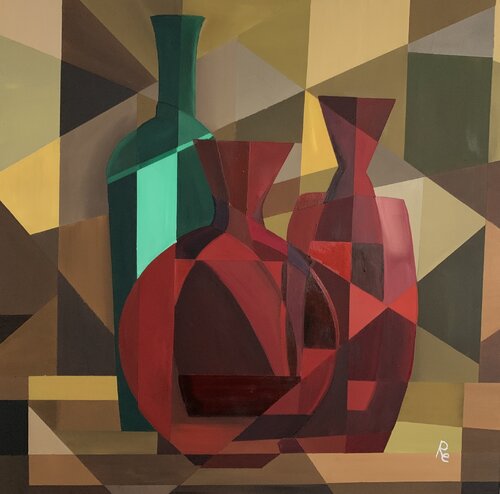 MORANDI 2 (SOVRAPPOSTI) by Roberto Re, Painting for Sale on Select
