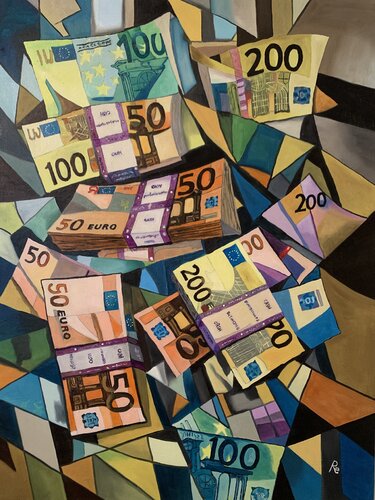 CASH (GENERATION) by Roberto Re, Painting for Sale on Select