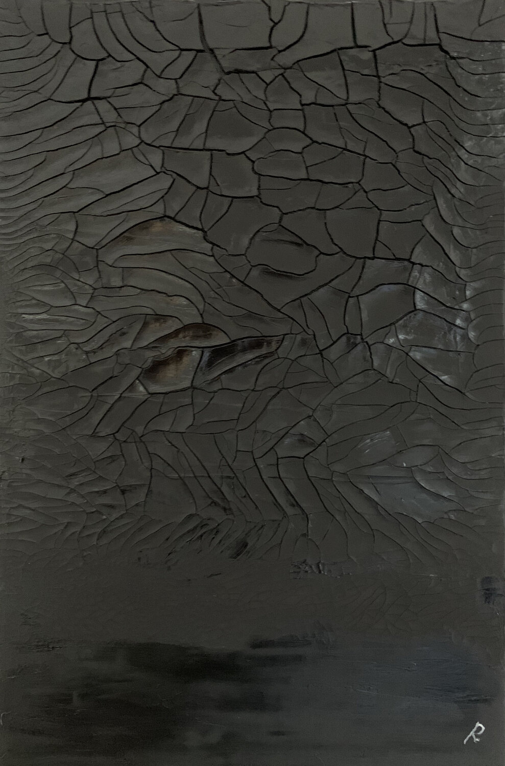 OMAGGIO A BURRI Roberto Re Original painting for sale