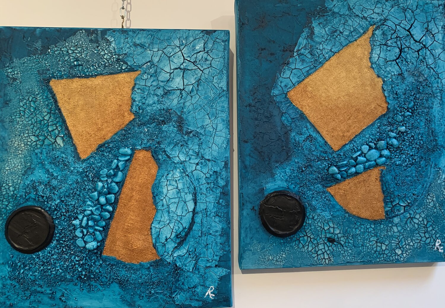 GEMELLI DIVERSI Roberto Re Original painting for sale