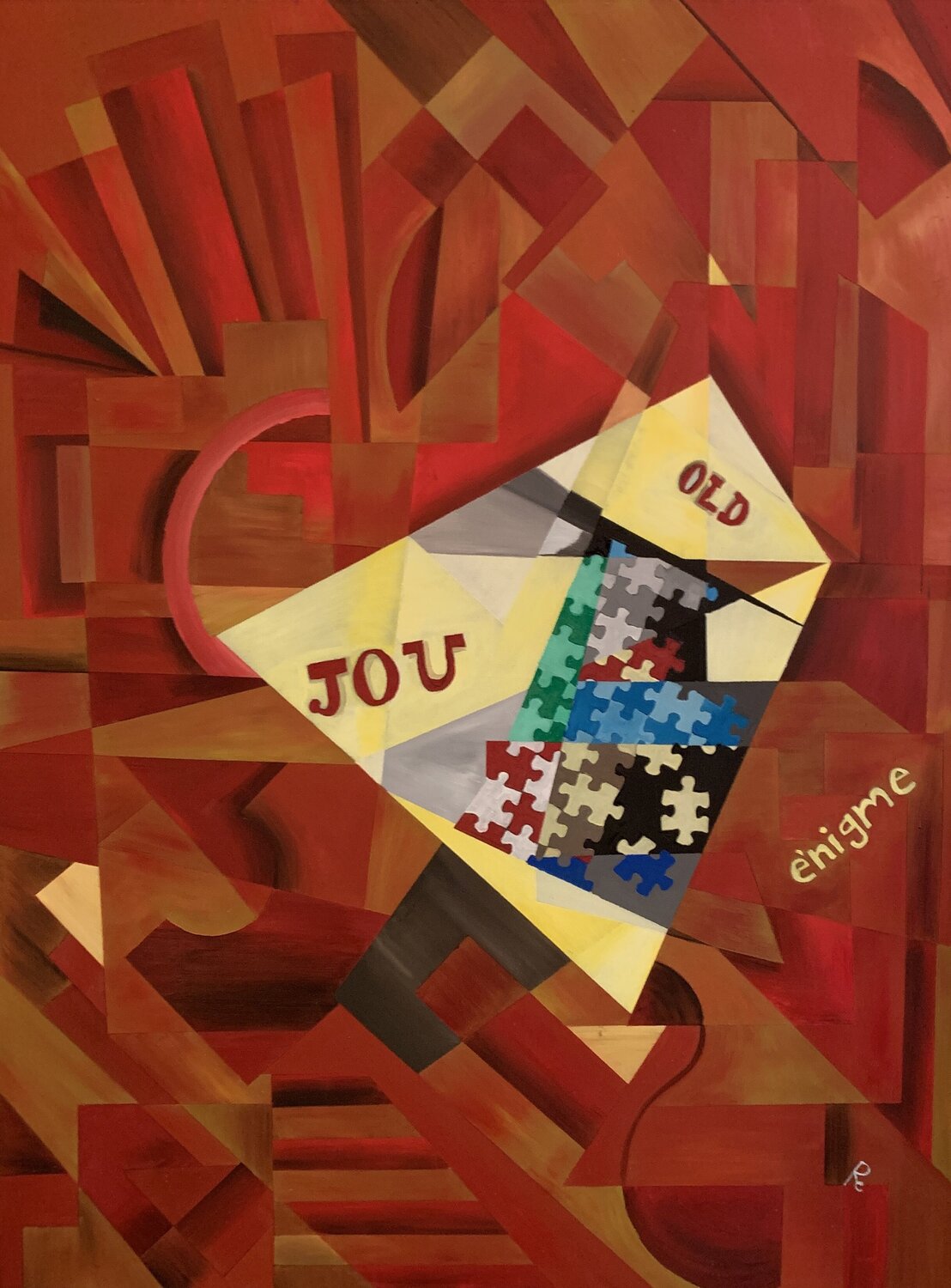 CALEIDOSCOPIO Roberto Re Original painting for sale