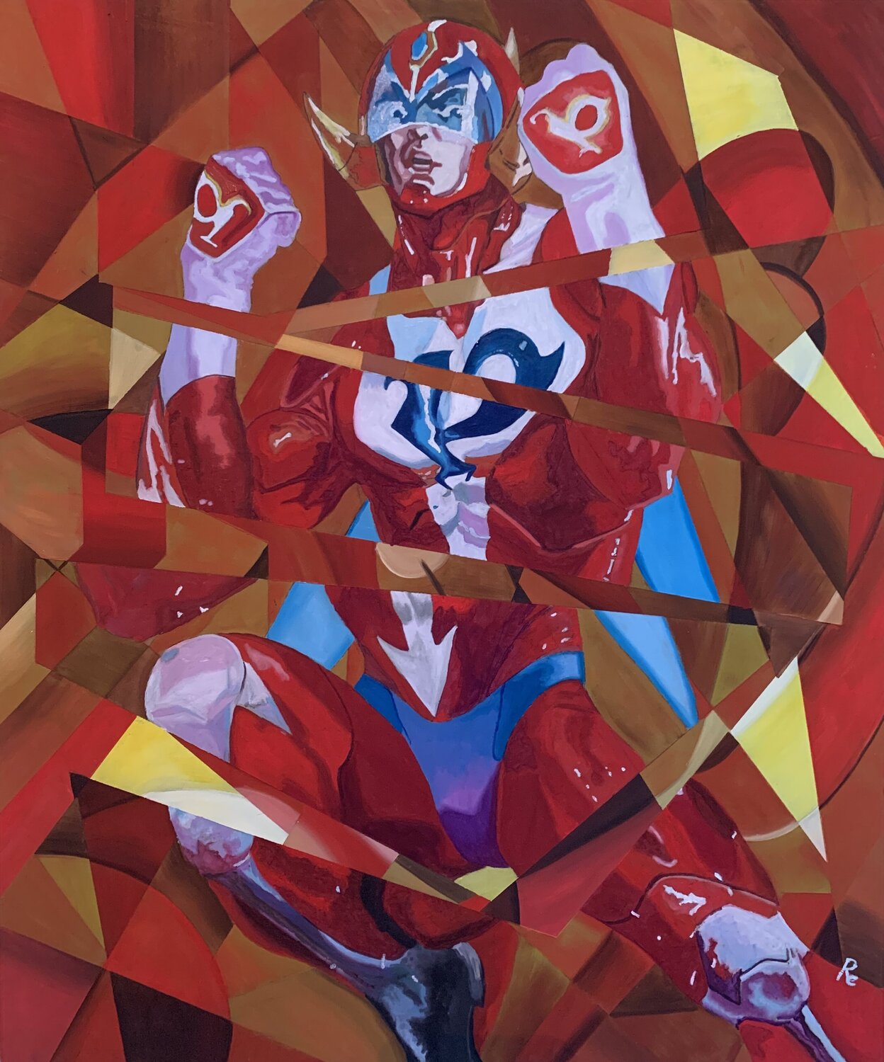 HURRICANE POLIMAR Roberto Re Original painting for sale