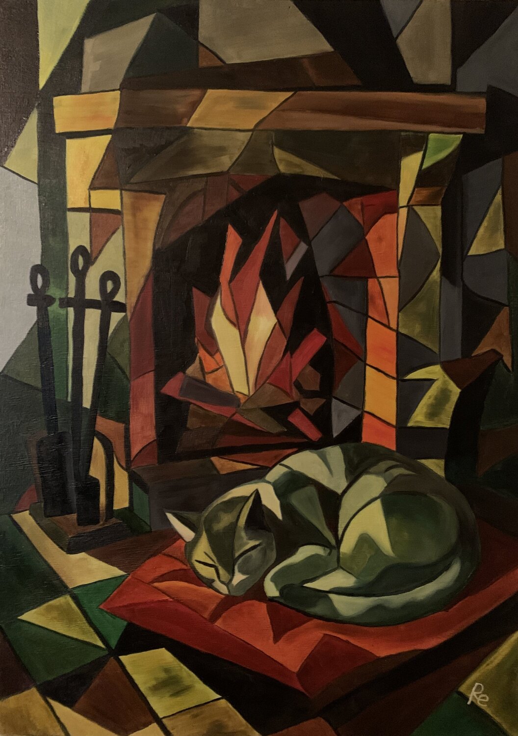 SERENO INVERNO Roberto Re Original painting for sale