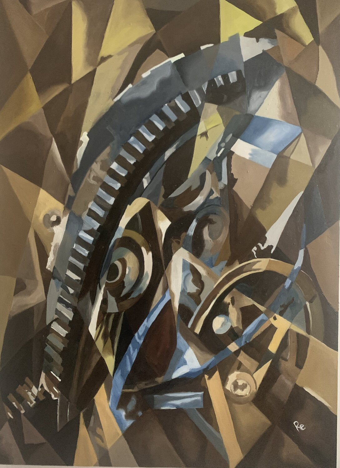 clank clank CLANK Roberto Re Original painting for sale