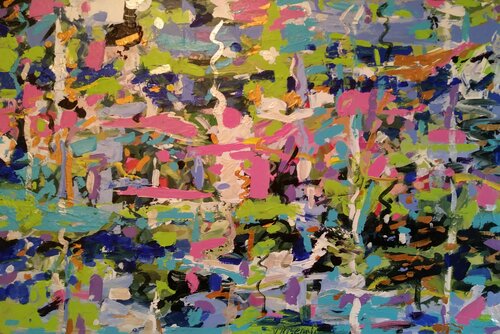 Water Ribbons by Judy Arsenault, Painting for Sale on Select