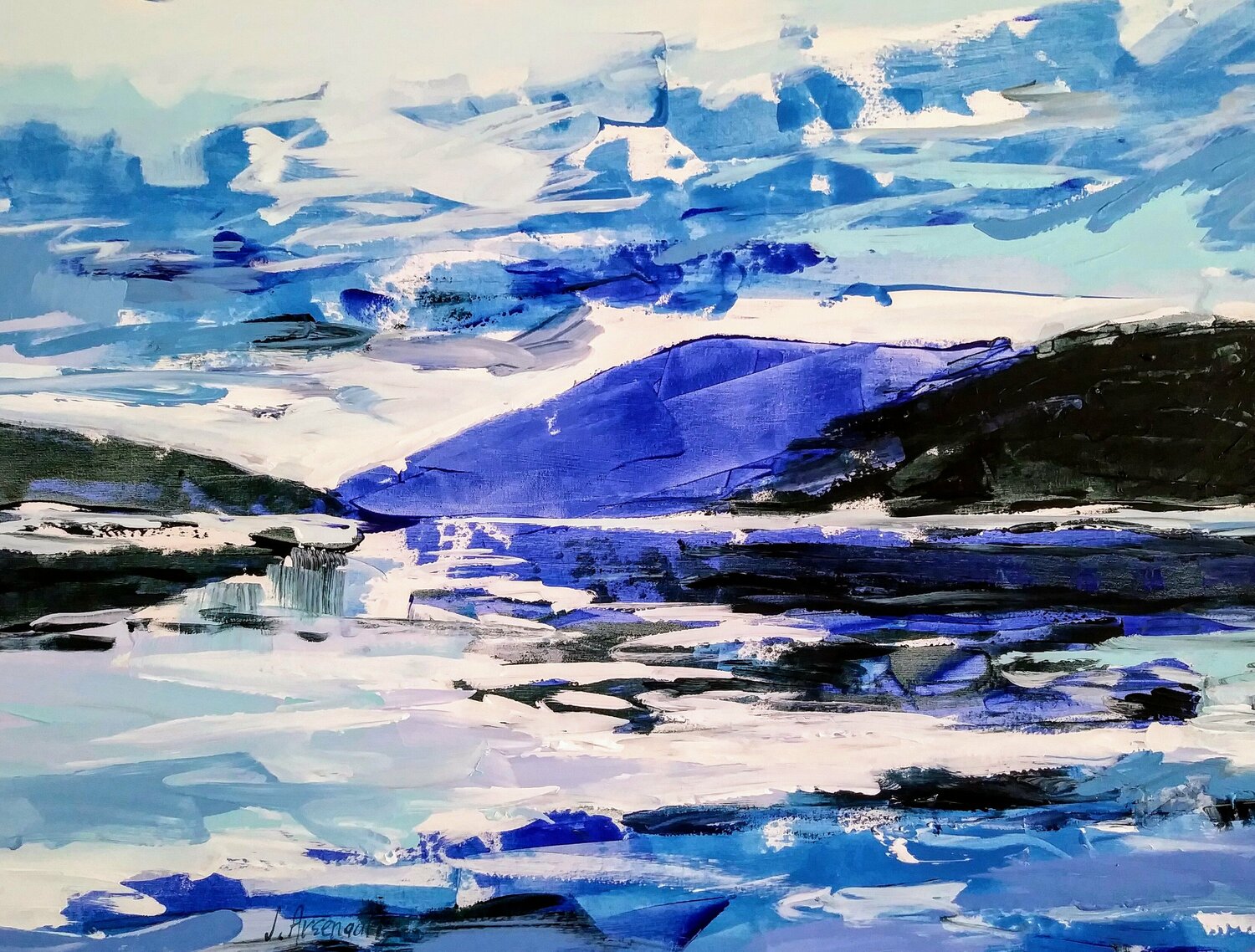 Northern Bay Judy Arsenault Original painting for sale
