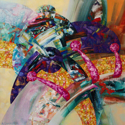 PARADE ALLE by Dimitri Strelkov, Painting for Sale on Select