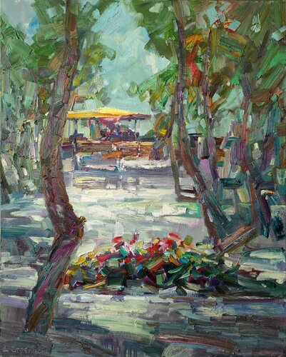 Divnomorskoye. Light and Shadow 2 by Dimitri Strelkov, Painting for Sale on Select