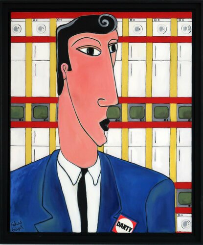 Mr DARTY by Richard Boigeol, Painting for Sale on Select