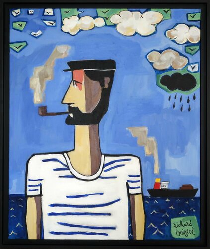 SALE TEMPS CAPITAINE by Richard Boigeol, Painting for Sale on Select