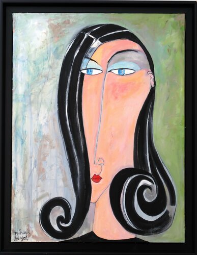 TOP MODèLE by Richard Boigeol, Painting for Sale on Select