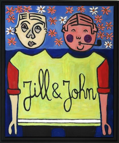 JILL&JOHN by Richard Boigeol, Painting for Sale on Select