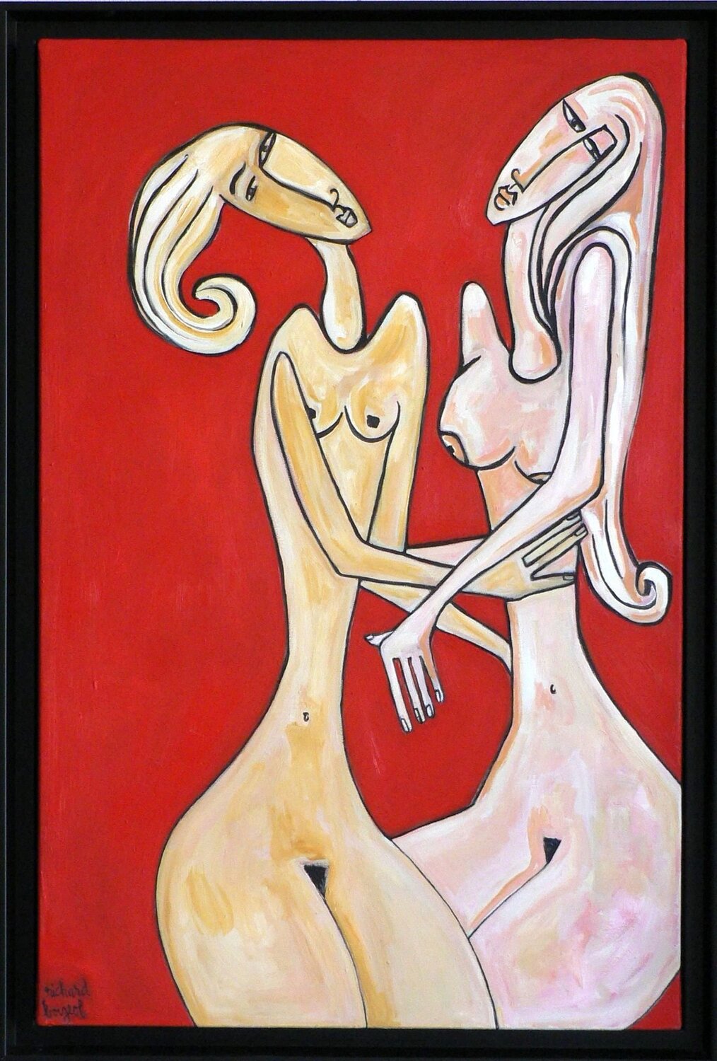 NU II Richard Boigeol Original painting for sale