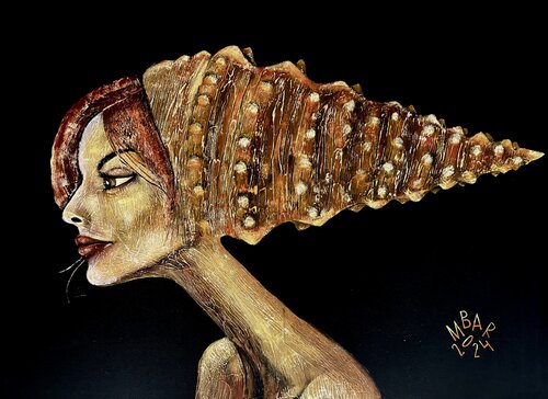 Shell-tered beauty by Mikhail Baranovskiy, Painting for Sale on Select