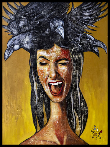 A crowded mind by Mikhail Baranovskiy, Painting for Sale on Select