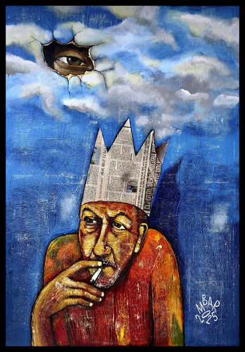 God is witness by Mikhail Baranovskiy, Painting for Sale on Select