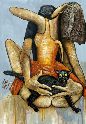 Collateral damage by Mikhail Baranovskiy, Painting for Sale on Select