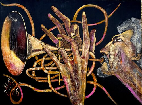 Knotted Solo by Mikhail Baranovskiy, Painting for Sale on Select