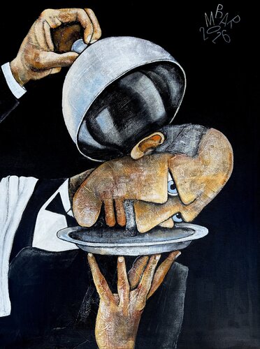 Service Included by Mikhail Baranovskiy, Painting for Sale on Select