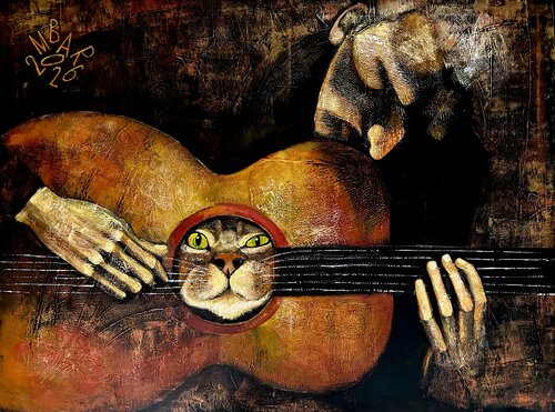 Catgut von Mikhail Baranovskiy, Malerei kaufen auf Select