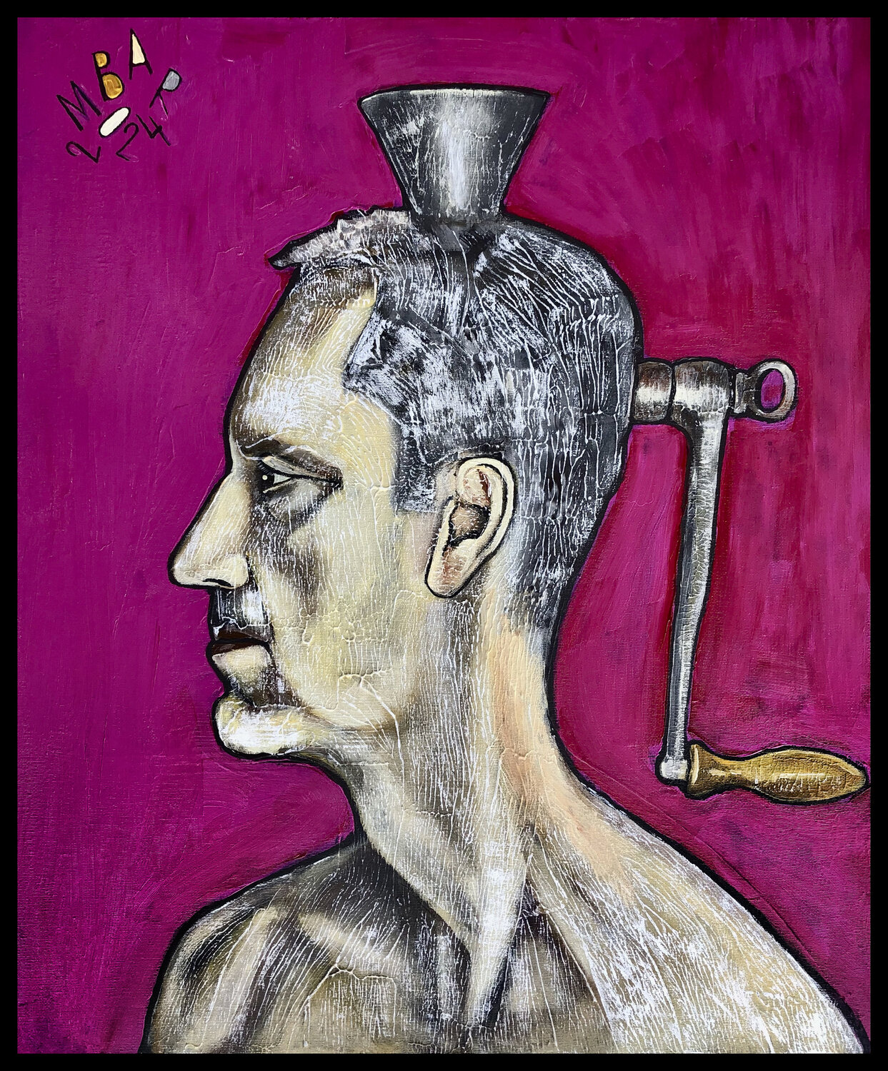 "Analyze That" Mikhail Baranovskiy Original painting for sale